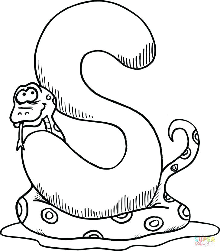 728x829 Snake Coloring Pages Snake Color Page Download Coloring Pages