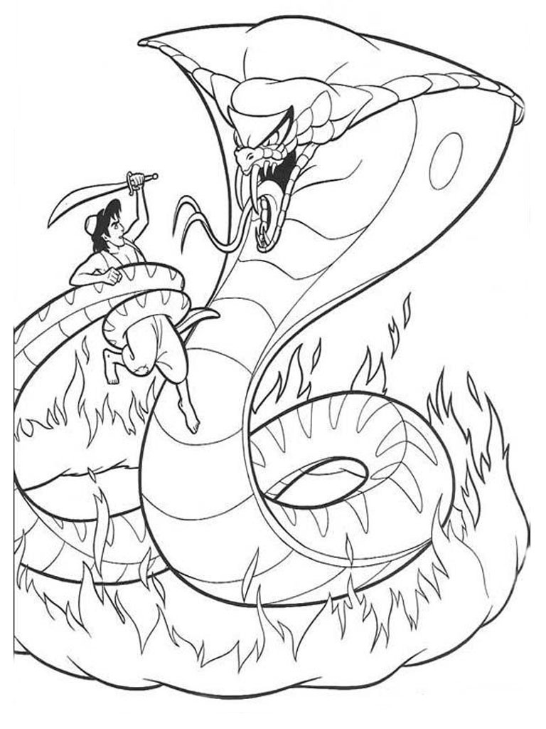 768x1024 Urgent Anaconda Coloring Page Realistic Green