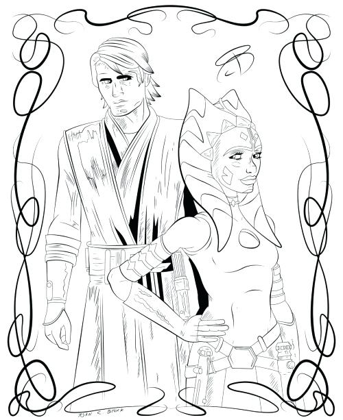 500x613 Anakin Skywalker Coloring Pages View Larger Star Wars Lego Star