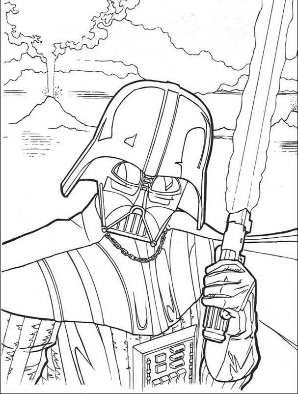 607x802 Star Wars Coloring Pages Anakin Skywalker