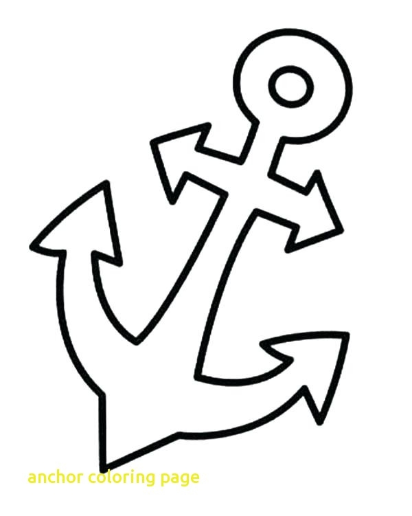 600x751 Anchor Coloring Page Printable Coloring Page