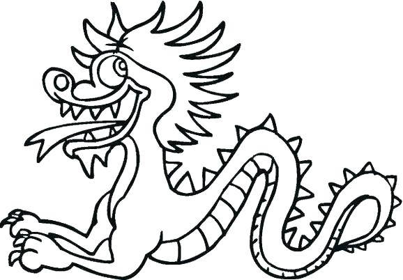 578x402 Chinese Dragon Coloring Pages Printable Dragon Coloring Pages