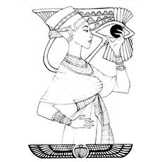 230x230 Top Ancient Egypt Coloring Pages For Toddlers