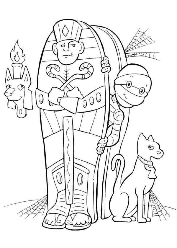 600x840 Egyptian Coloring Pages