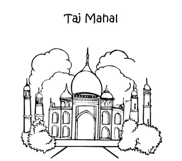 600x531 India Coloring Pages Ancient Coloring Pages Batch Free