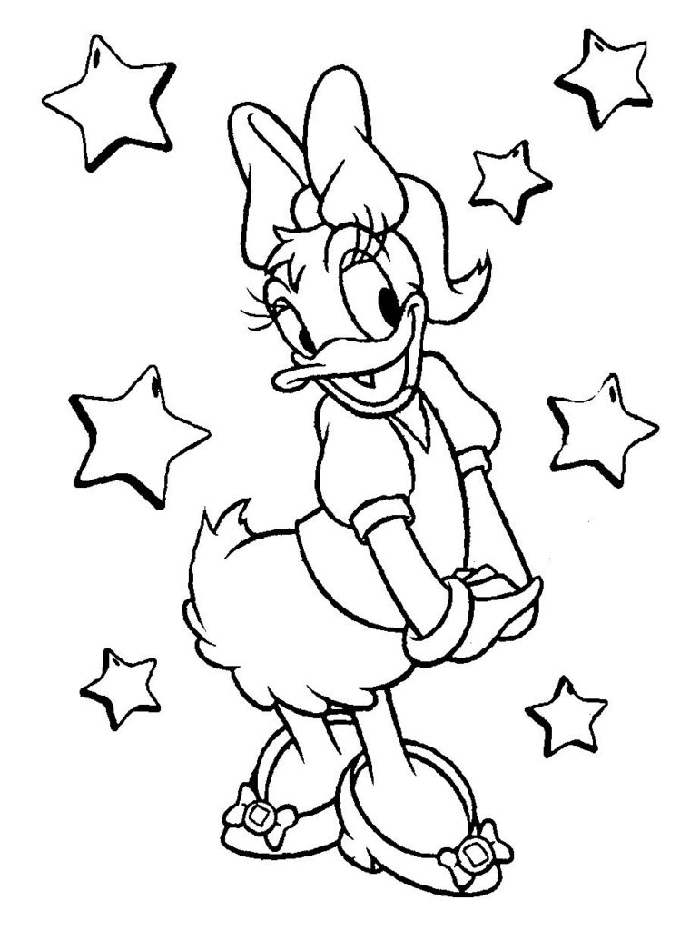 749x1024 Daisy Duck Coloring Pages Andrea Stenciling And Sarah
