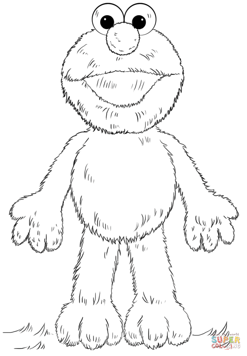 824x1186 Elmo Coloring Page Free Printable Pages On Andrea Montalvo Cuellar