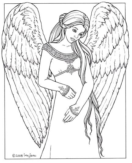 432x533 Angel Coloring Pages For Adults Collections Free Coloring Pages