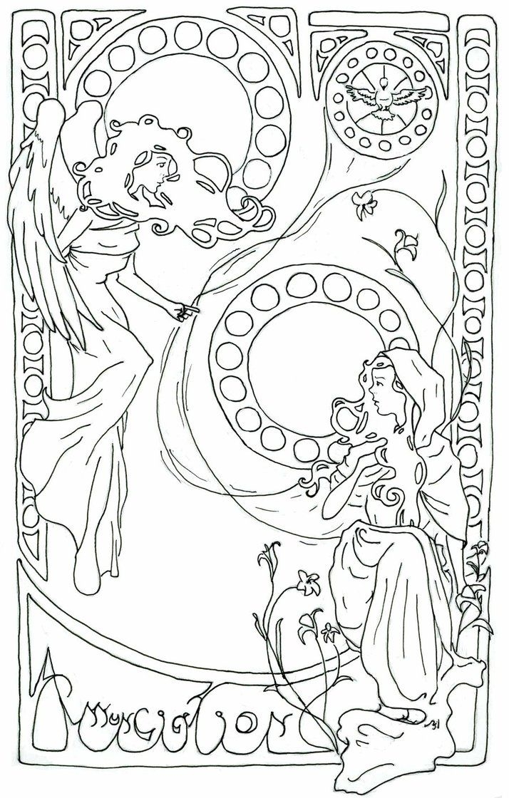714x1120 Printable Angel Adult Coloring Pages Printable