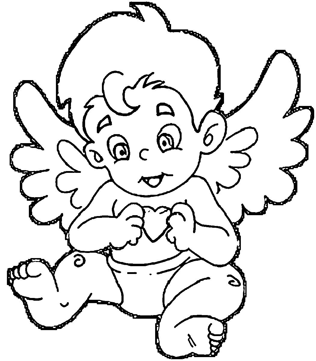 1051x1203 Angel Baby Coloring Pages Coloring Pages