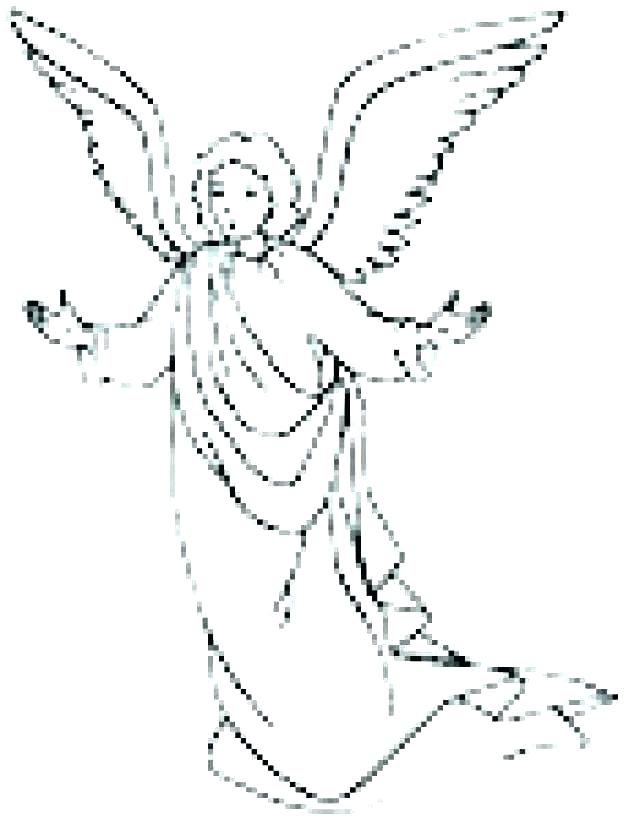 640x820 Coloring Excellent Angel Coloring Sheet Angel Coloring Pages Print