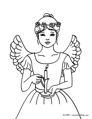 364x470 Gabriel The Angel Coloring Pages