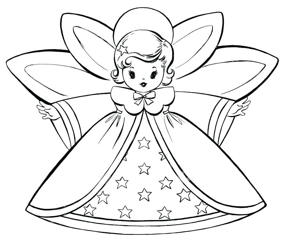 948x795 Angels Coloring Pages