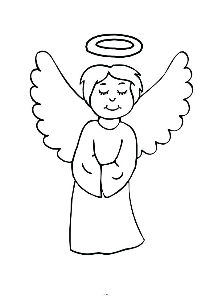 720x960 Angel Coloring Pages For Preschool Angel Coloring Pages To Print