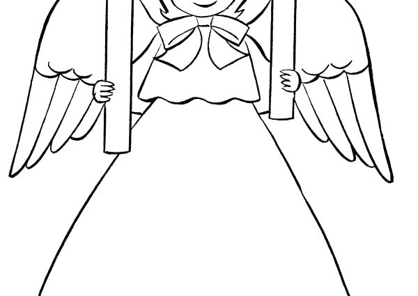 600x425 Angel Coloring Pages Printable Angel Template Printable Google