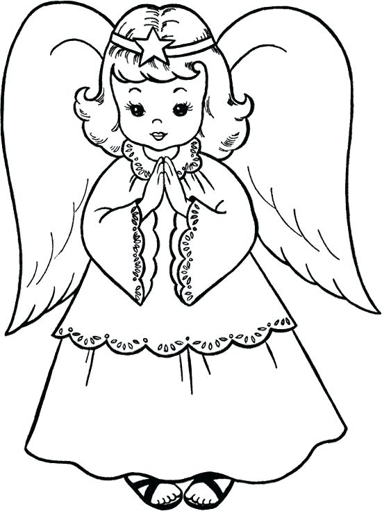 550x736 Free Angel Pictures To Print Angels Coloring Pages Print Free