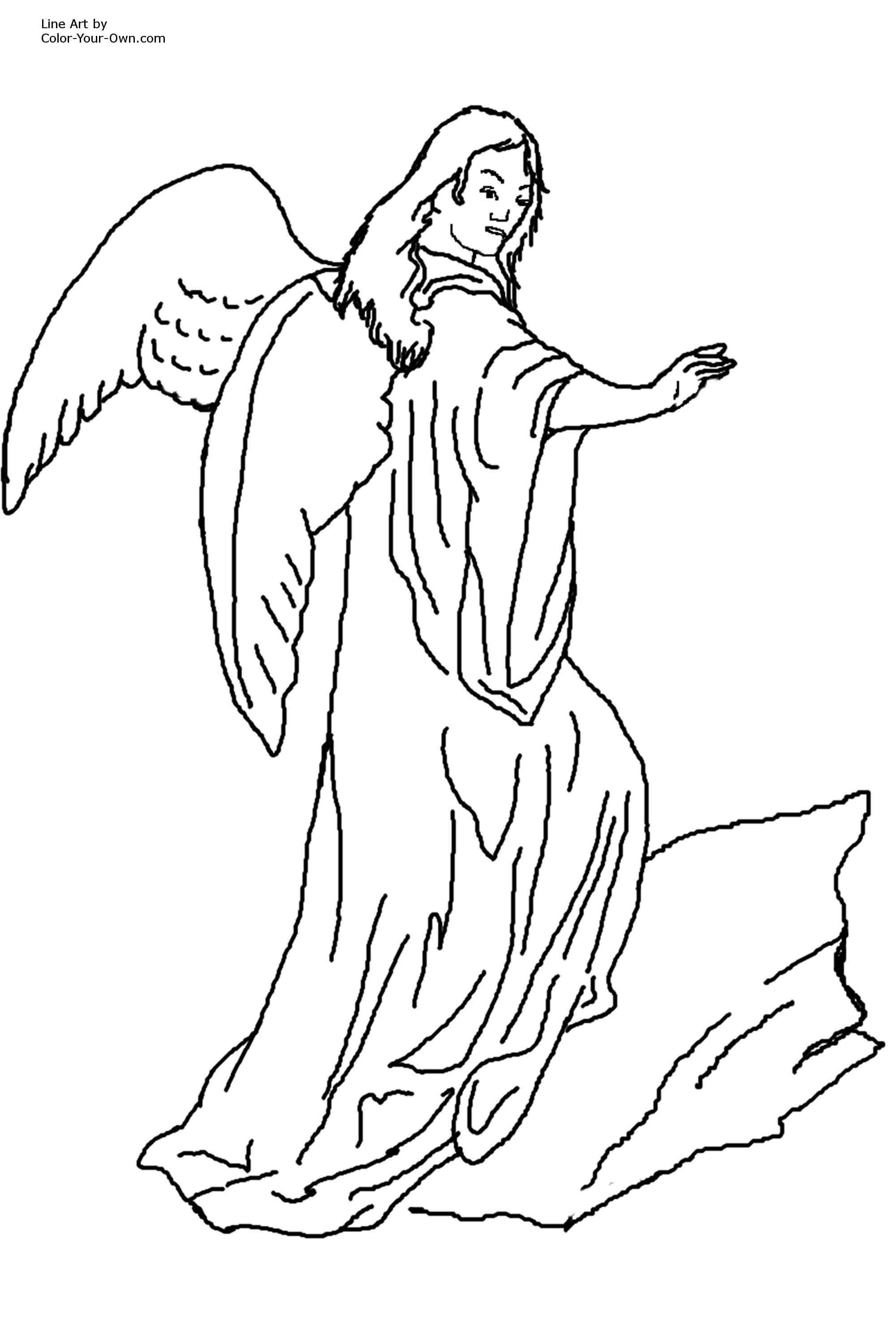 2000x3000 Printable Angel Coloring Pages Printable Coloring Page New