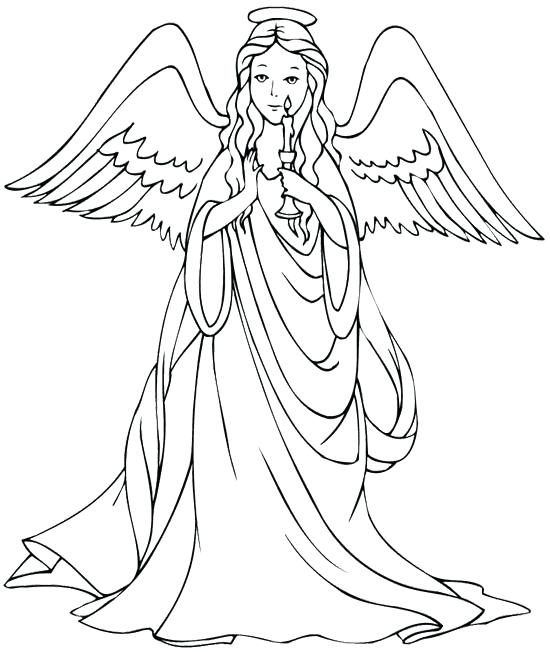550x652 Angel Coloring Pages Angel Coloring Page Angels Coloring Pages