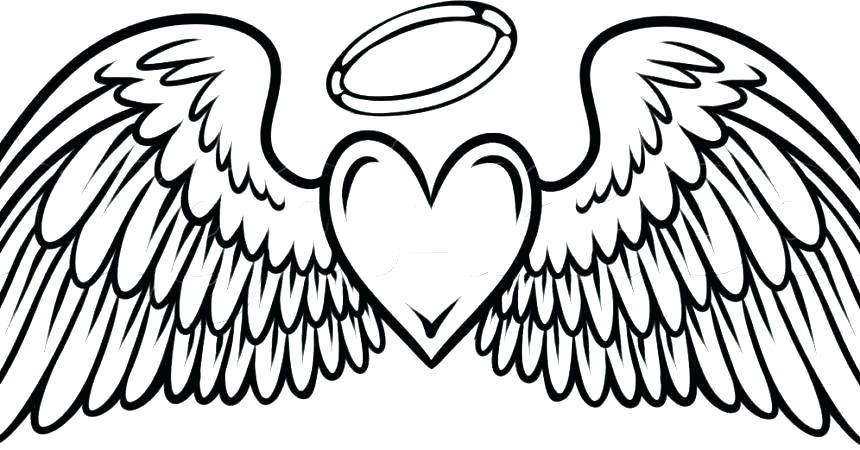 Angel Wing Coloring Pages For Adults Coloring Pages