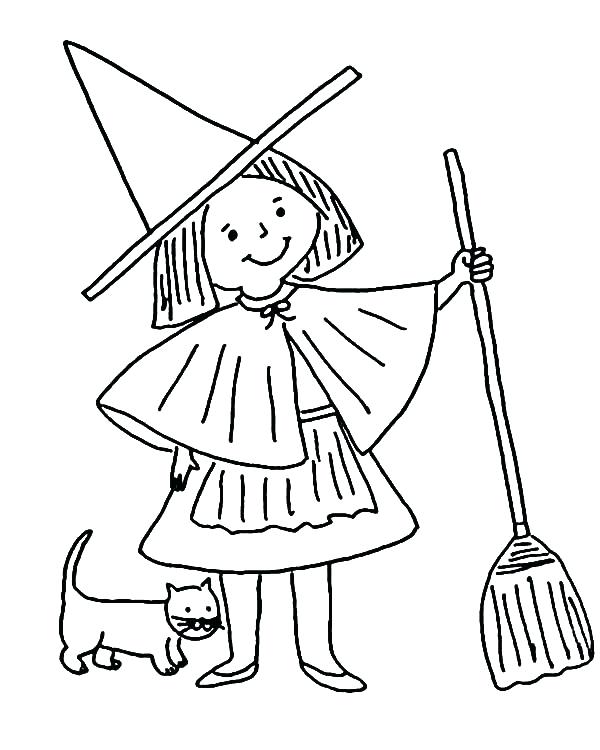 600x750 Talking Tom Coloring Pages Little Witch And Her Cat Coloring Pages