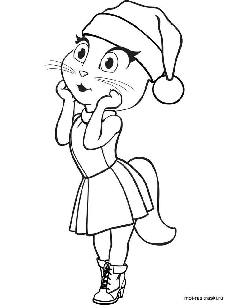 736x981 Angela Coloring Pages Page Free Info I On Cat Color Pages