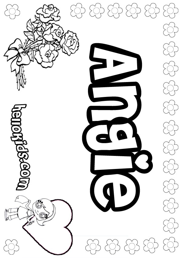 Angela Coloring Pages at GetDrawings | Free download