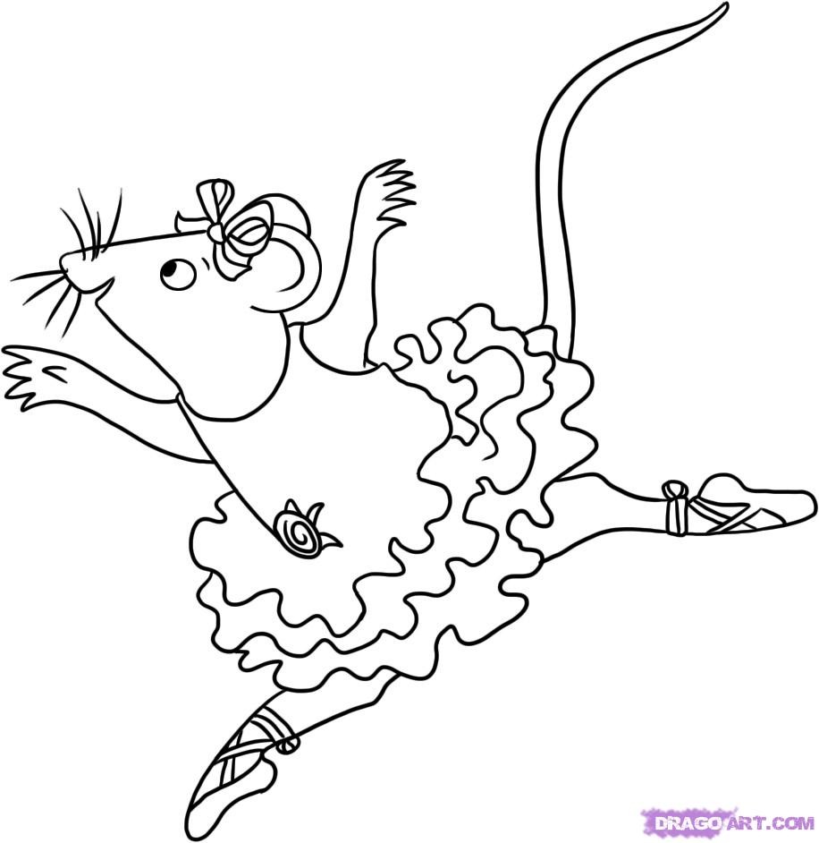 916x942 Angelina Ballerina Coloring Pages Printable Fresh How To Draw
