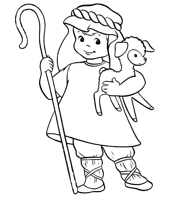 600x734 The Promises Coloring Page Angels And Shepherds The Promises