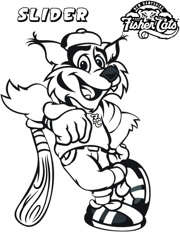 612x792 Coloring Pages New Hampshire Fisher Cats For Kids