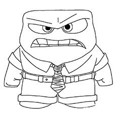 Anger Coloring Pages