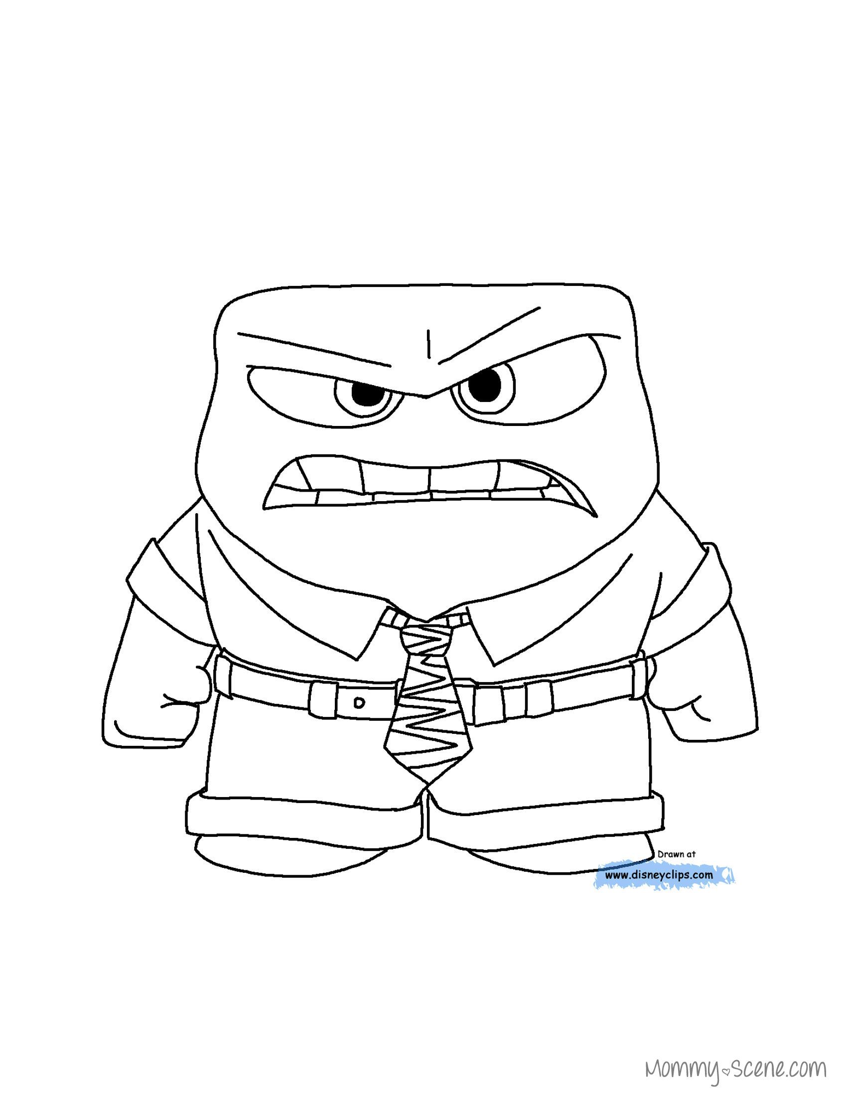 1700x2200 Disney's Inside Out Coloring Pages Drawings, Therapy And School