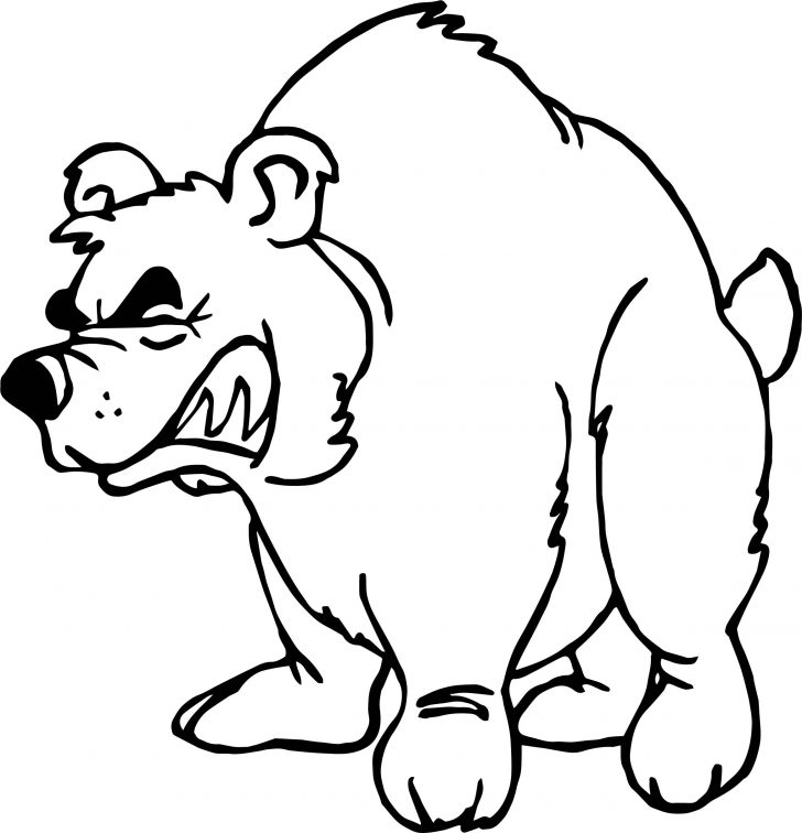 728x756 Alaskan Grizzly Bear Coloring Page Pages Bears Free Christmas