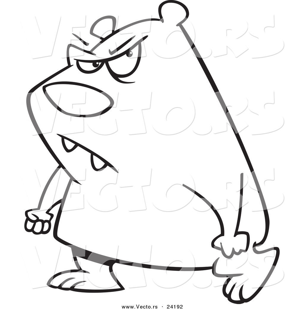 1024x1044 Angry Bear Coloring Pages