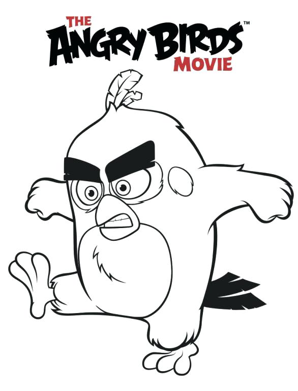 586x768 Free Angry Birds Coloring Pages Angry Birds Bomb Coloring Pages