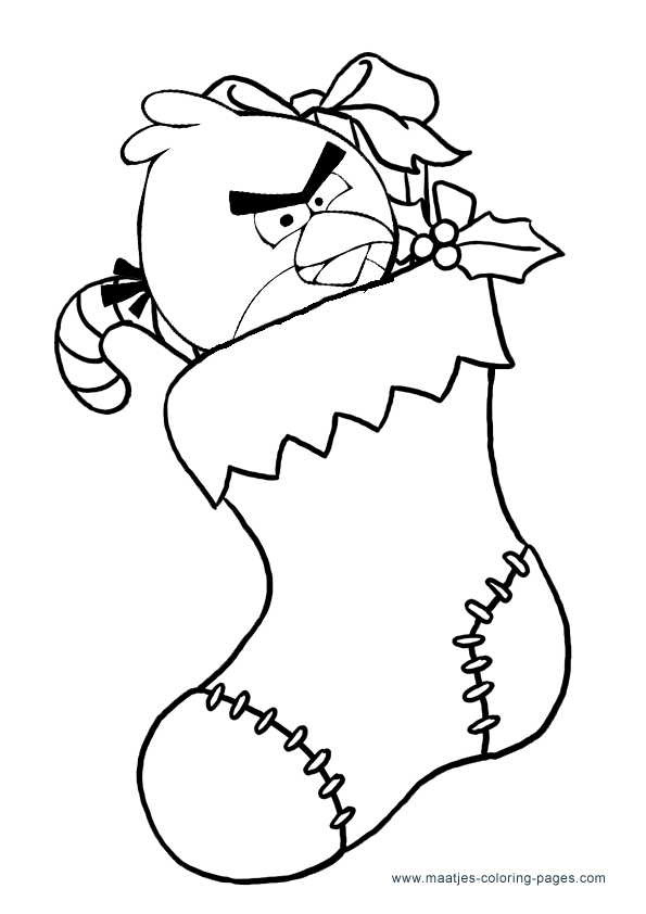 595x842 Christmas Angry Birds Coloring Pages Kleurplaten