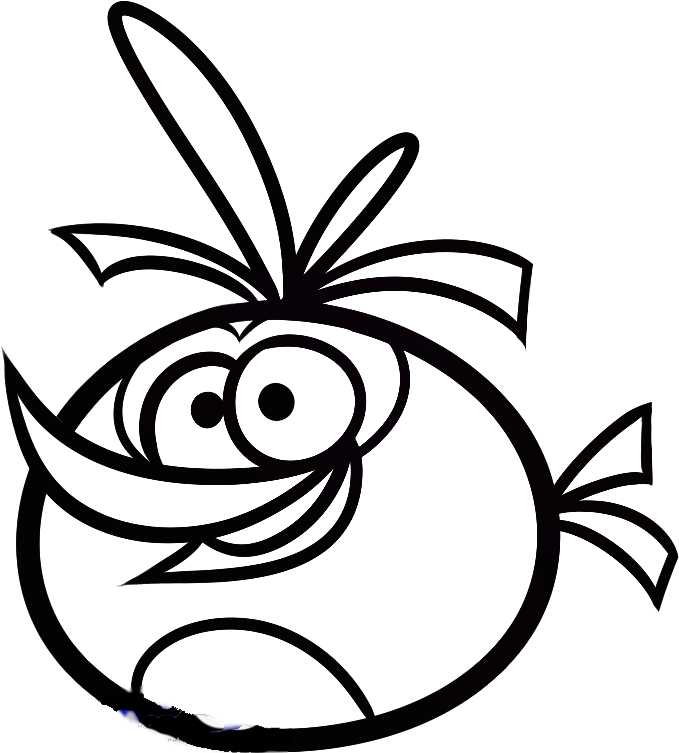 679x753 Printable Angry Birds Coloring Pages