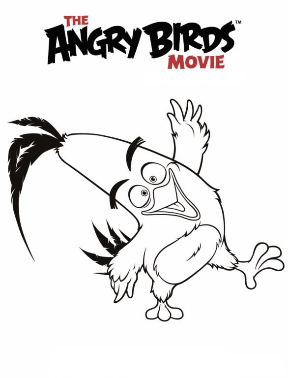 586x768 Kids N Coloring Pages Of Angry Birds Movie