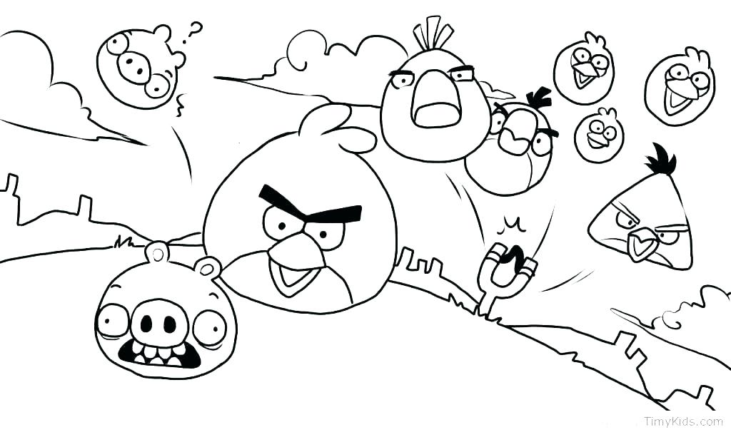 1024x606 Star Wars Angry Bird Coloring Pages Angry Birds Coloring Pages
