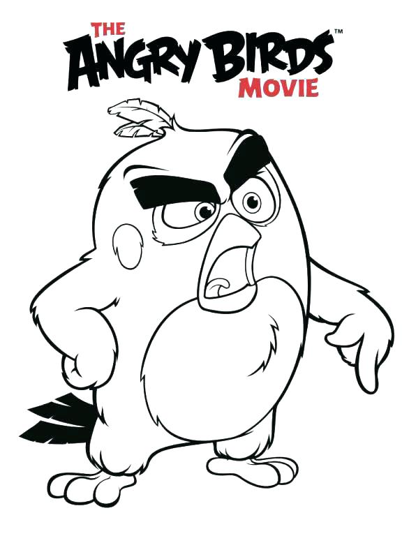 586x768 Angry Birds Space Coloring Pages Pdf Bird Lovely Print Color