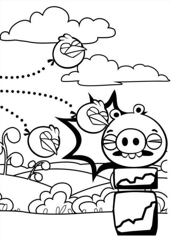 583x820 Kids N Coloring Pages Of Angry Birds