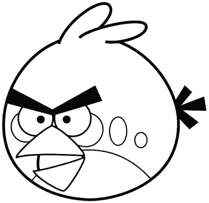 834x812 Angry Birds Coloring Pages Angry Birds Printable Coloring Pages