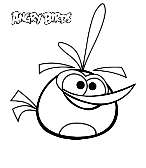 Angry Birds Coloring Pages Red Bird at GetDrawings | Free download