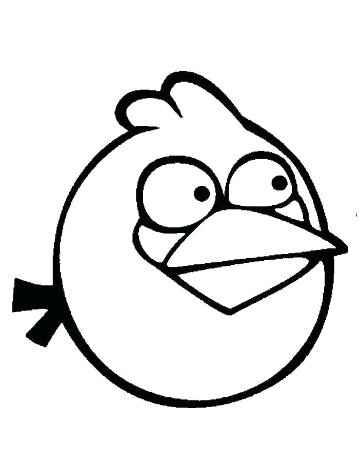 Angry Birds Coloring Pages Red Bird at GetDrawings | Free download