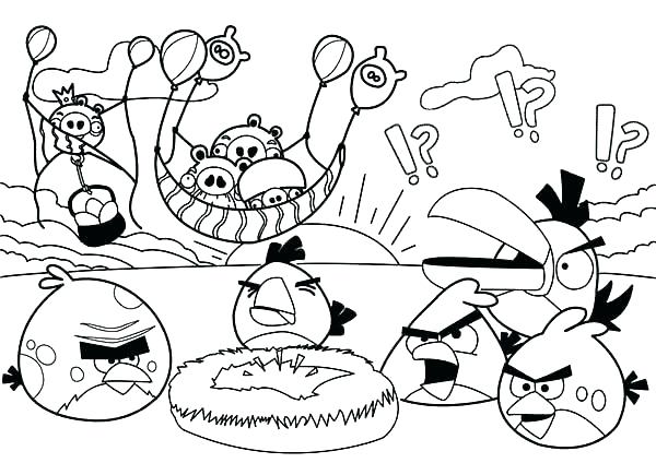 600x424 Angry Birds Epic Colouring Pictures Bird Space Coloring Pages