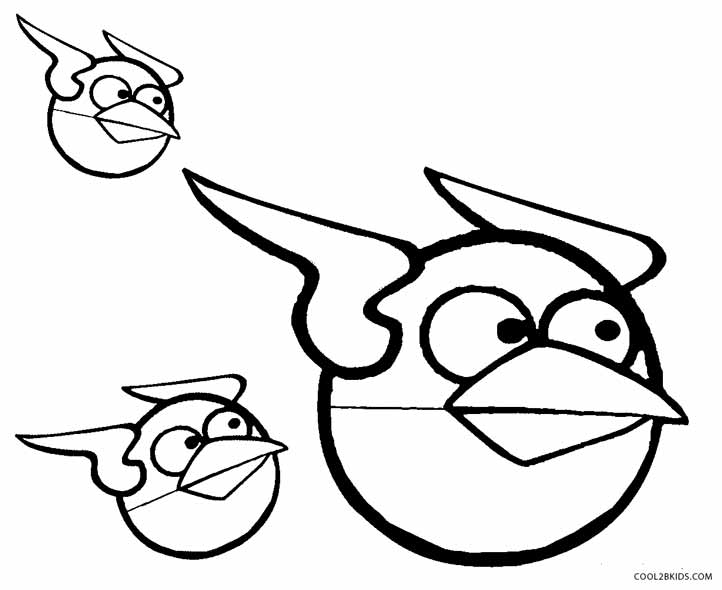 722x590 Printable Angry Birds Coloring Pages For Kids