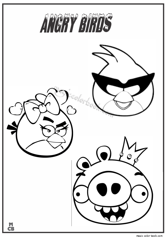 685x975 Angry Bird Coloring Pages