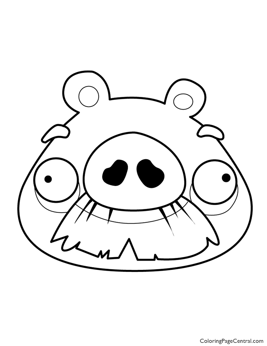 Angry Birds Pig Coloring Pages at GetDrawings | Free download