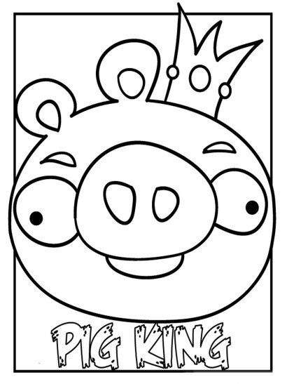 410x547 Angry Birds Pigs Coloring Pages For Kids On Colors