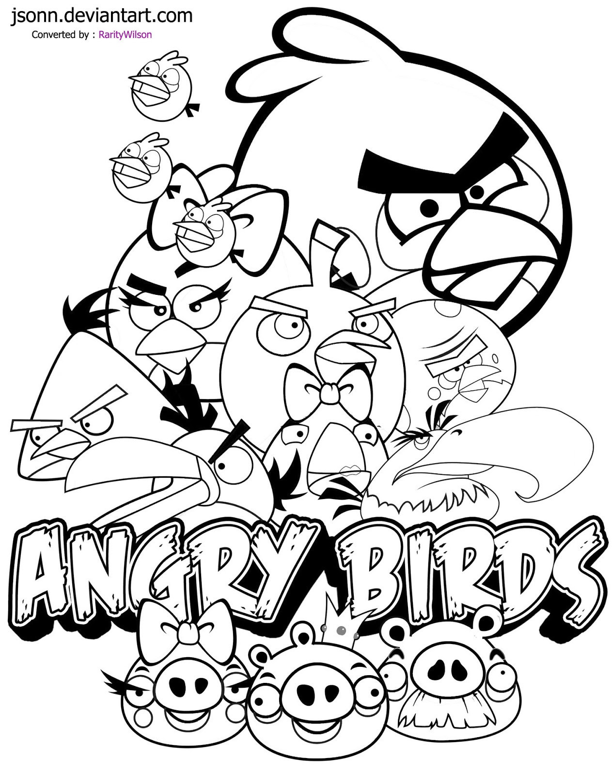 1263x1600 Angry Birds Printable Coloring Pages Com Beauteous Wagashiya