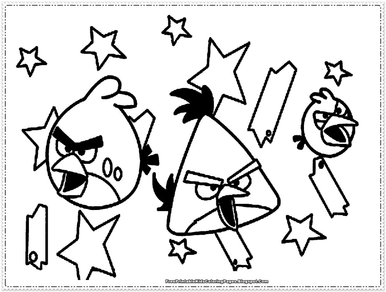 1280x968 Angry Birds Printable Coloring Pages Kids Coloring Page